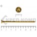 Саморезы Конструкционные, потай Torx, желтый цинк6.0х140 мм (10 шт) Rusconnect