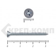 Саморез потай цинк DIN 7982 2,9х32 Малая фасовка (150шт) Prokrep