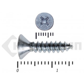 Саморез потай цинк DIN 7982 3,9х16 Малая фасовка (150шт) Prokrep