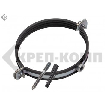 Трубный хомут в упаковке 5 М10, шпилька 10х100/гайка М10/дюбель 12*60 (1уп.) Распродажа Prokrep