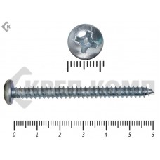 Шуруп с полукруглой головкой DIN7981 5,5х60 Малая фасовка (18шт) Prokrep