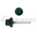 Саморез кровельный 4,8х29 RAL6005, тёмно-зелёный К Prokrep Средняя фасовка (250шт) Prokrep Саморез кровельный 4,8х29 RAL6005, тёмно-зелёный К Prokrep Средняя фасовка (250шт) Prokrep