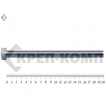 Болт полная резьба, цинк DIN933 16х200 пр.10,9 (25кг/80) Prokrep