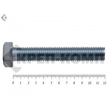 Болт полная резьба, цинк DIN933 20х120 пр.10,9 (25кг/79) Prokrep