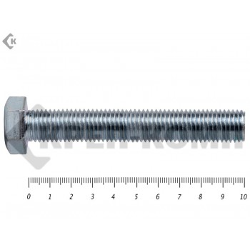 Болт полная резьба, цинк DIN933 24х100 пр.10,9 (25кг/60) Prokrep