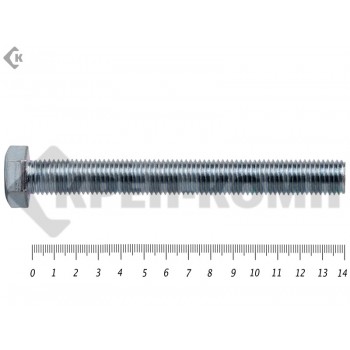 Болт полная резьба, цинк DIN933 24х140 пр.10,9 (25кг/47) Prokrep