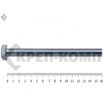 Болт полная резьба, цинк DIN933 24х160 пр.10,9 (25кг/42) Prokrep