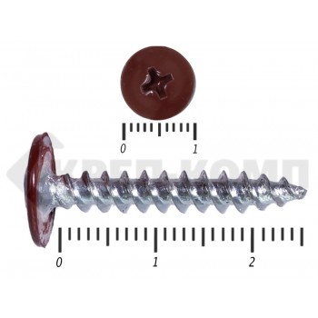 Саморез ПШО острый 4,2х25 RAL3009 (500шт) Распродажа Prokrep