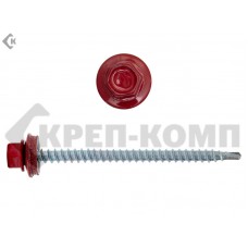 Саморез кровельный 4,8х70 RAL3003, красный рубин К Prokrep (1500шт) Prokrep