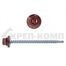 Саморез кровельный 4,8х70 RAL3009, оксидно-красный К Prokrep (1500шт) Prokrep
