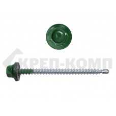 Саморез кровельный 4,8х70 RAL6002, зелёный К Prokrep Средняя фасовка (100шт) Prokrep