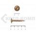 Саморезы с прессшайбой Torx, по дереву, желтый цинк6.0х 40 мм Prokrep (200 шт) Prokrep