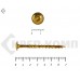 Саморезы с прессшайбой Torx, по дереву, желтый цинк6.0х 70 мм Prokrep (200 шт) Prokrep