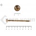 Саморезы с прессшайбой Torx, по дереву, желтый цинк6.0х 90 мм Prokrep (100 шт) Prokrep