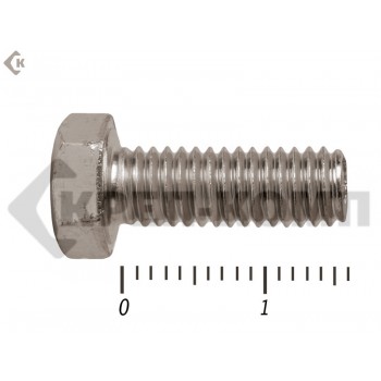 Болты с полной резьбой, нержавеющие DIN933 А2 6х 16 Малая фасовка (50шт) Prokrep